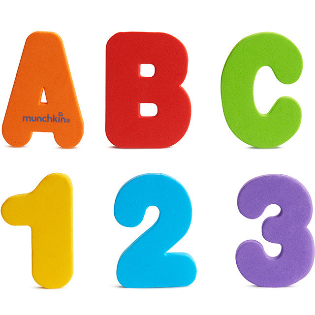 Learn™ Bath Letters & Numbers, Brights, 36ct