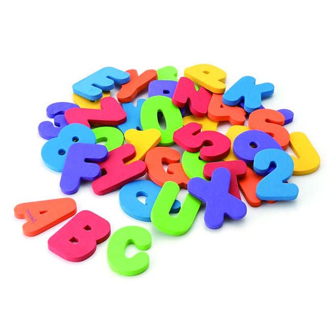 Learn™ Bath Letters & Numbers, Brights, 36ct