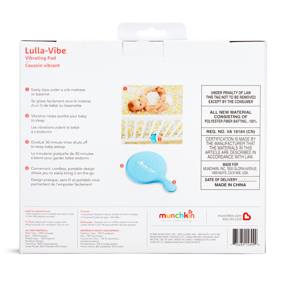 Lulla-Vibe™ Vibrating Pad