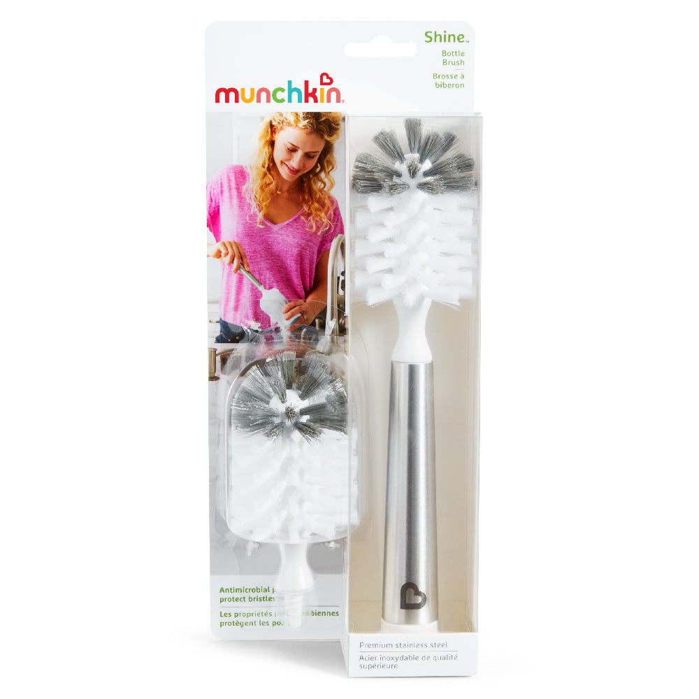 Shine™ Stainless Steel Bottle Brush & Refill