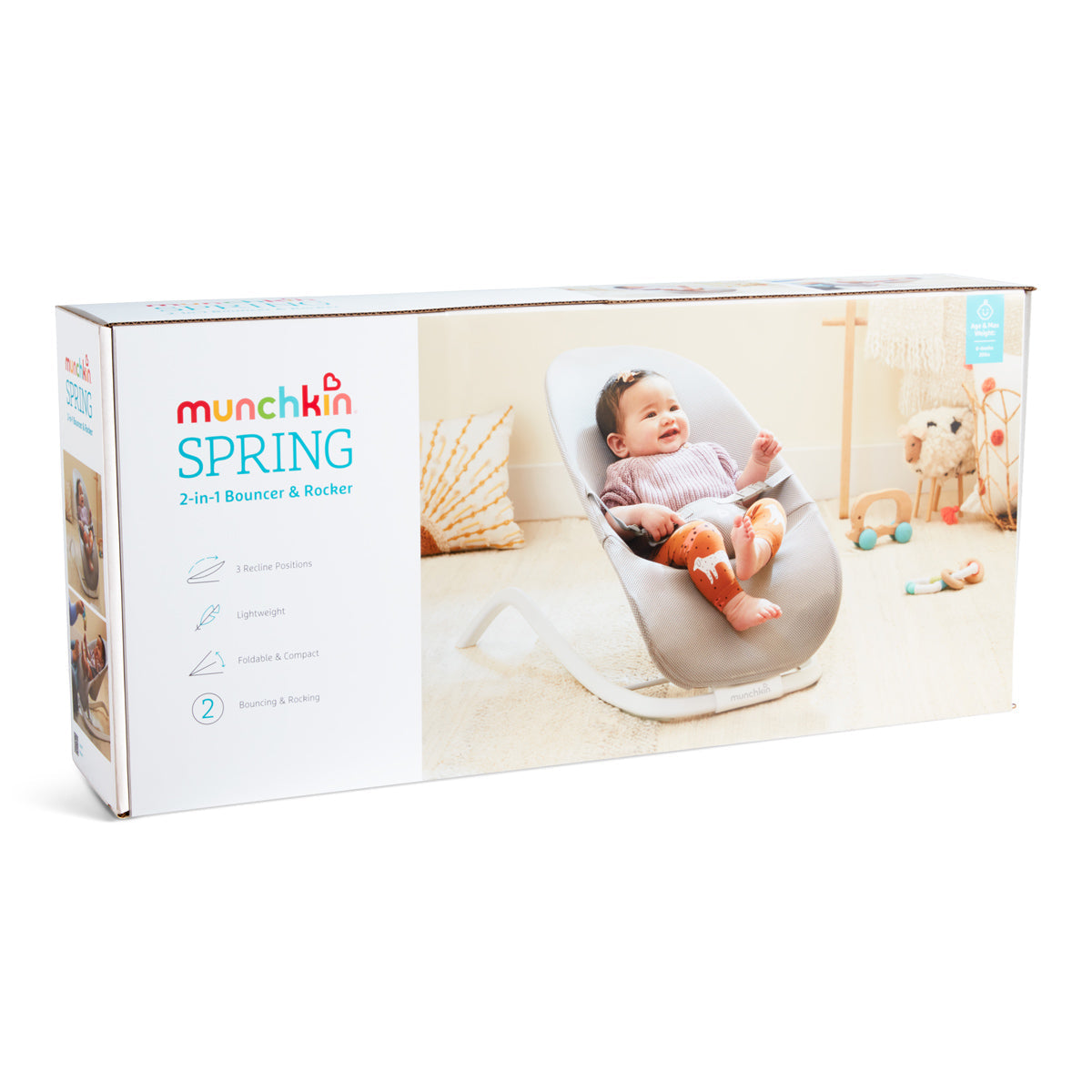 Spring 2-in-1 Bouncer & Rocker