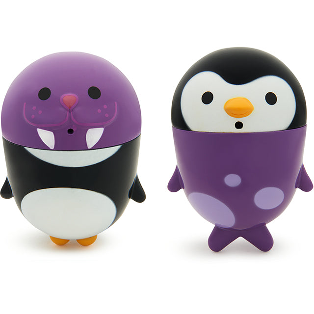 CleanSqueeze™ Mold-Free Bath Squirts, Penguin/Walrus, 2pk