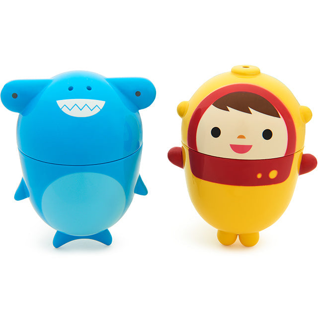 CleanSqueeze™ Mold-Free Bath Squirts, Scuba/Shark, 2pk