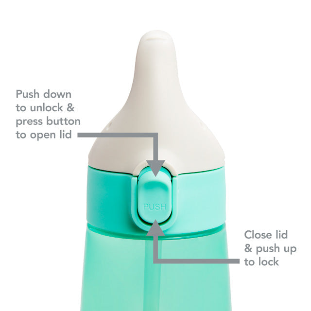 Flip N Lock™ Elephant Straw Cup, 12oz