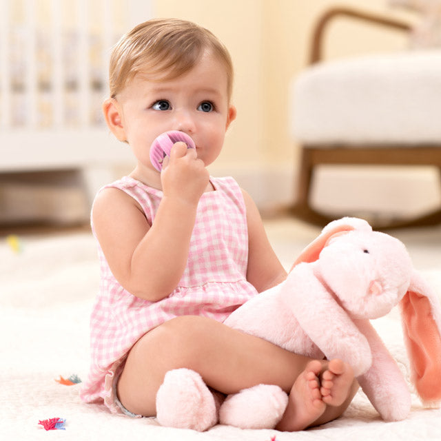 Sili-Soothe & Teethe™ Silicone Pacifier & Teether, 2pk