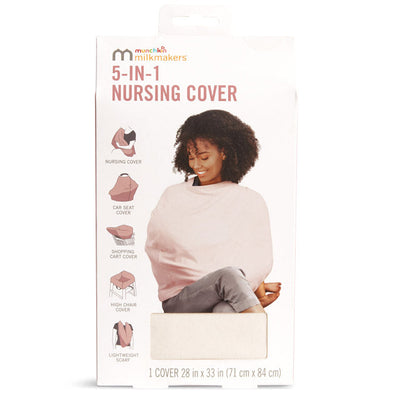 Milkmakers® 5-in-1 Nursing Cover, Pastel Parchment