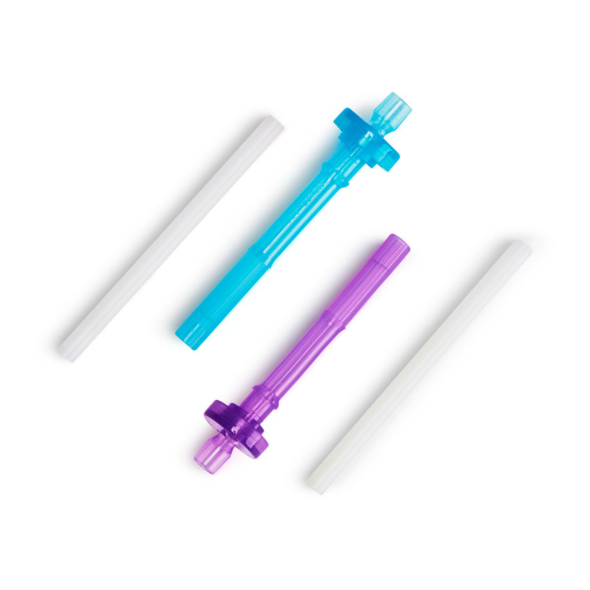 Replacement Straws with Valves for Click Lock® Flip Straw Cups, 2pk