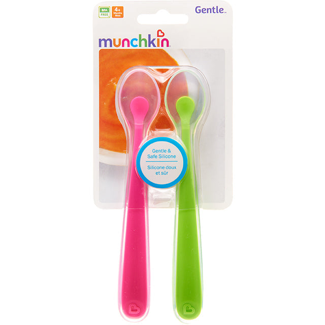 Gentle™ Silicone Spoons, 2pk