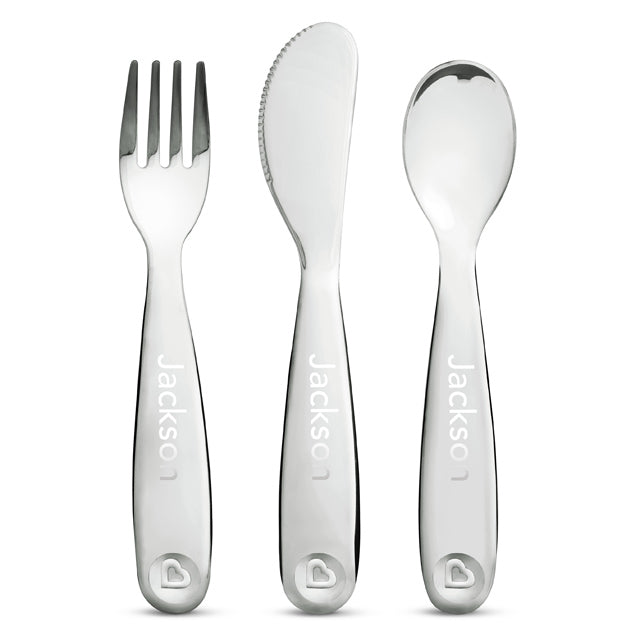 Grown-Ups Table Dining Set with Personalized Polish™ Utensil Set