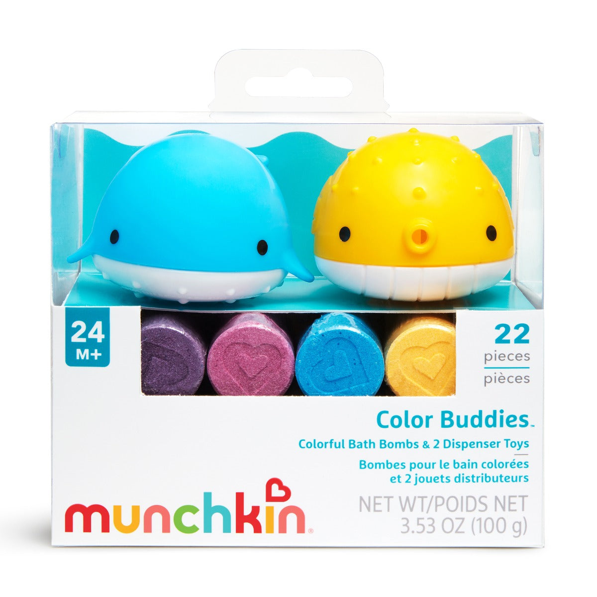 Color Buddies™ Moisturizing Bath Bomb & Dispenser Toy Set