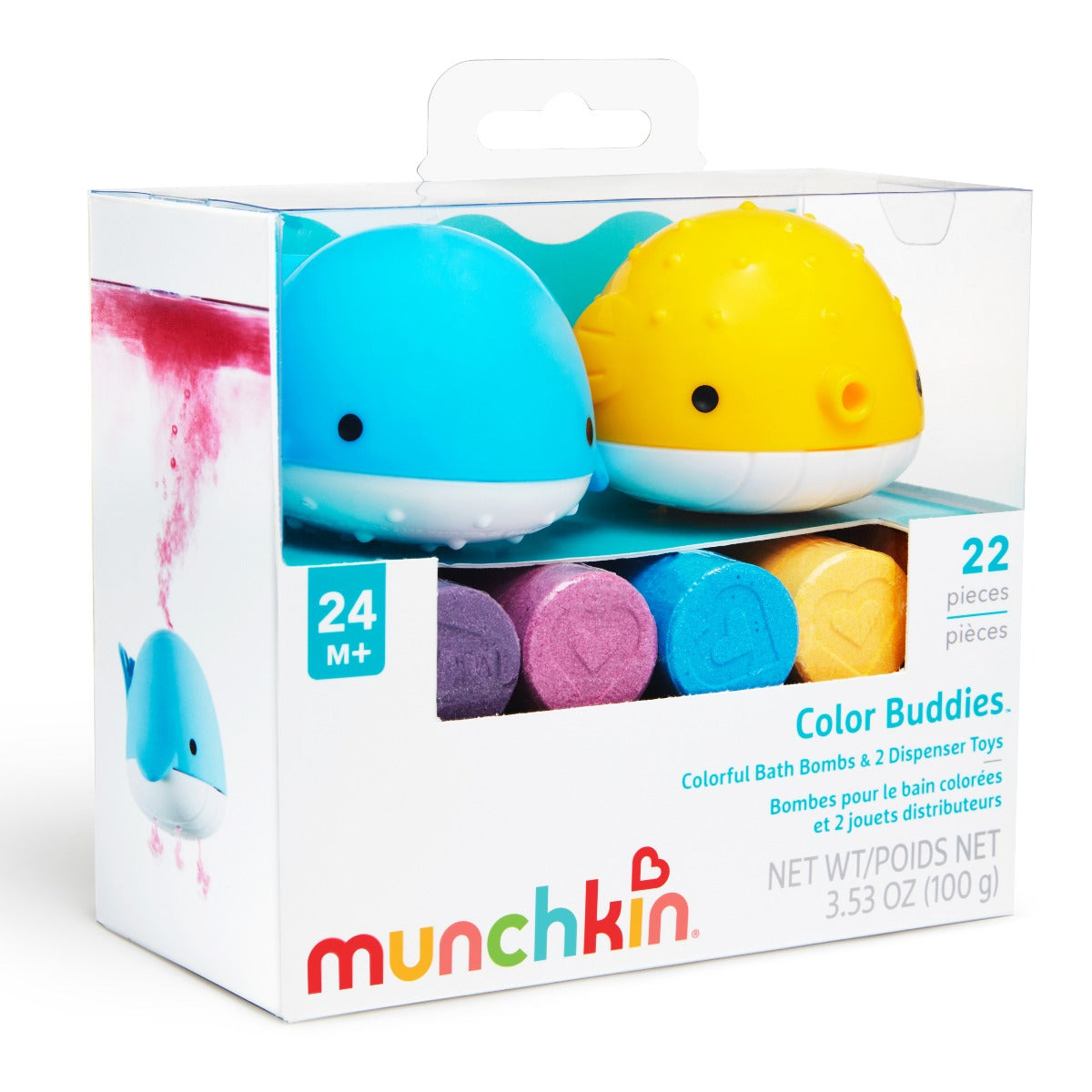 Color Buddies™ Moisturizing Bath Bomb & Dispenser Toy Set