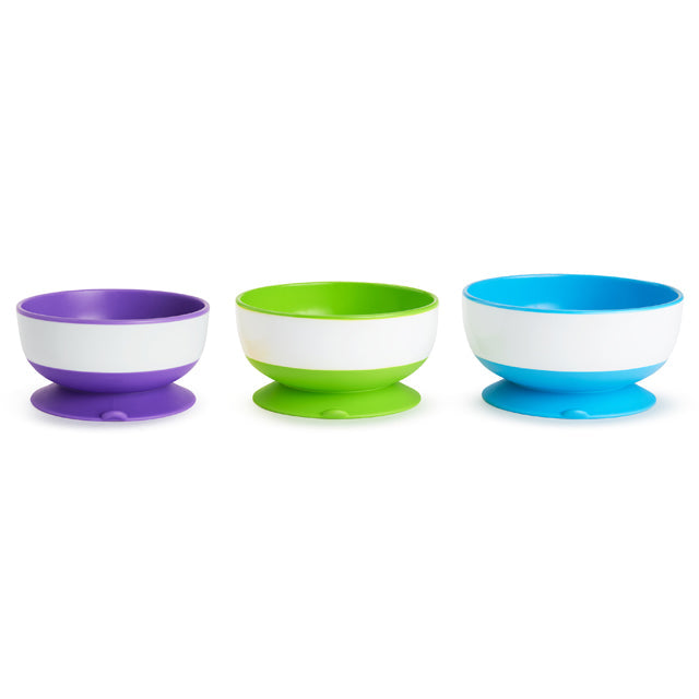 Stay Put™ Suction Bowls, 3pk