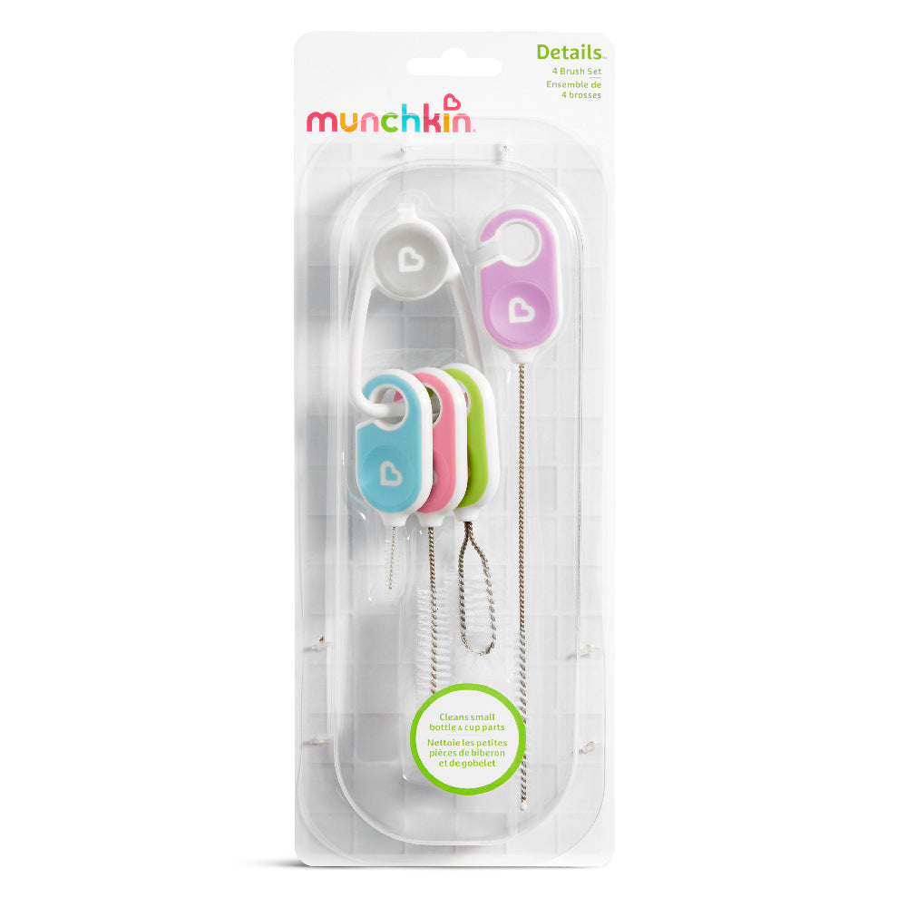 Details™ Bottle & Cup Cleaning Brush Set, Light, 4pk