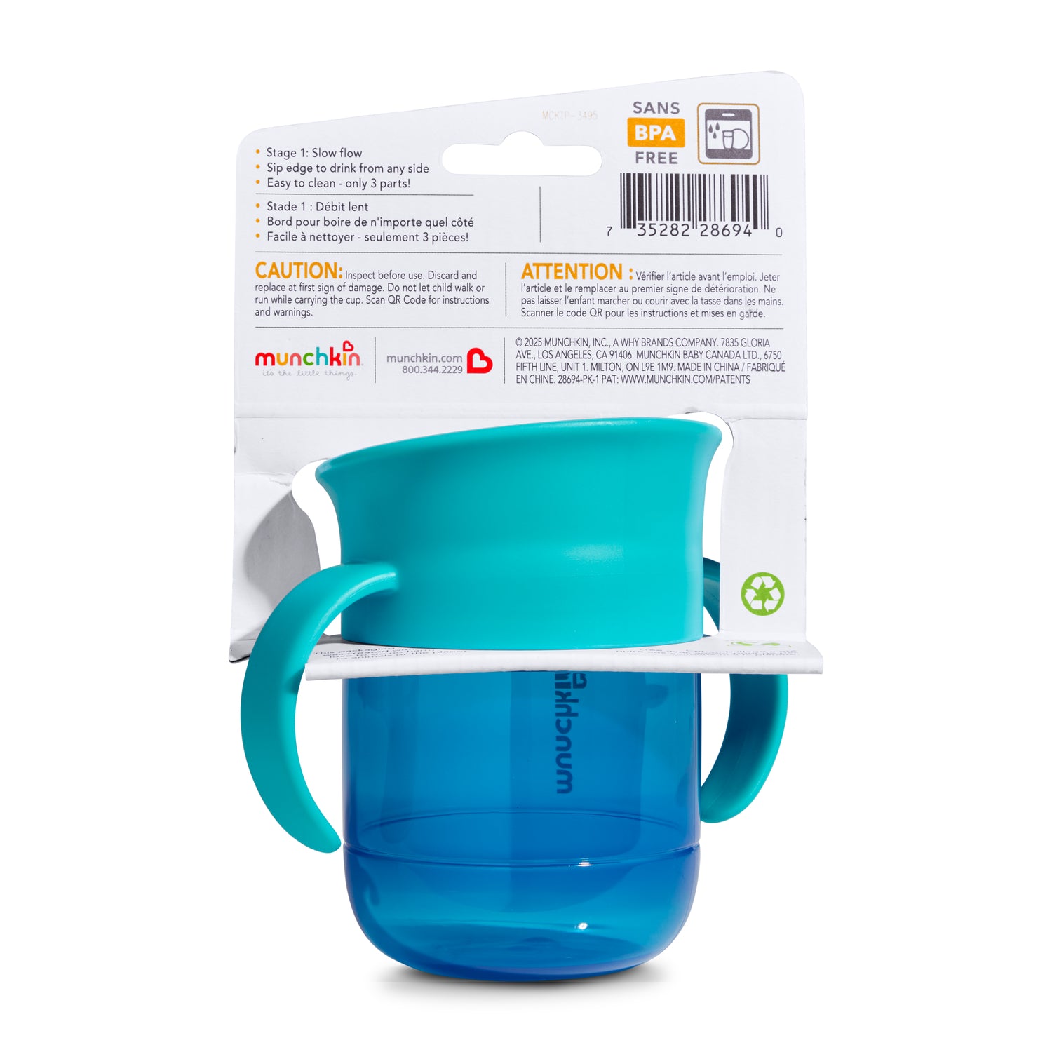 Miracle® 360° Spoutless Sippy Cup