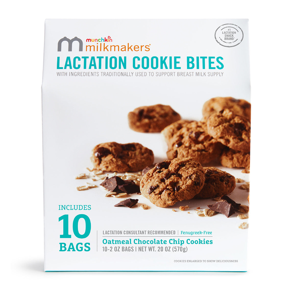 Milkmakers® Lactation Cookie Bites, Oatmeal Chocolate Chip, 10ct