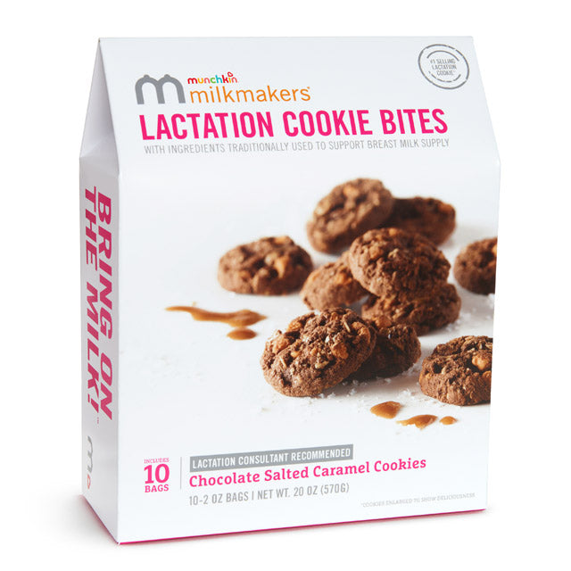 Milkmakers® Lactation Cookie Bites, Chocolate Salted Caramel, 10ct