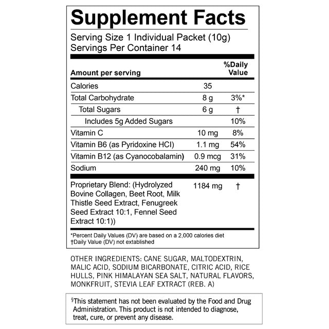 Milkmakers® Lactation Drink Mix, Berry Lemonade, 14ct