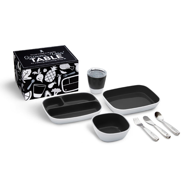 Grown-Ups Table Dining Set with Personalized Polish™ Utensil Set