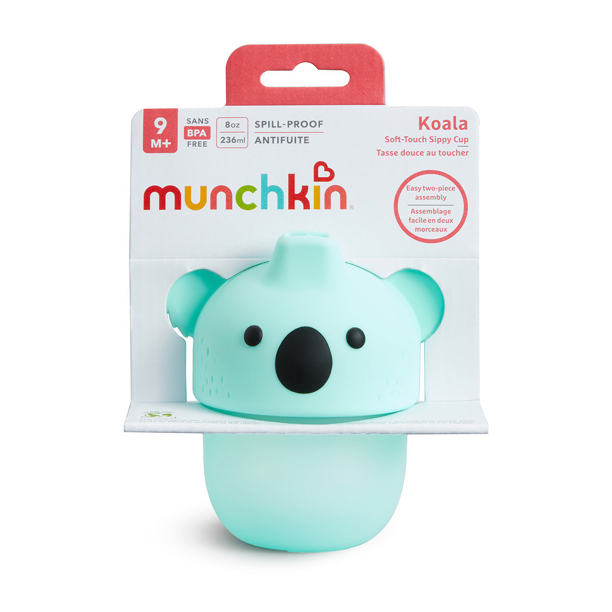 Koala Soft-Touch Spill-Proof Sippy Cup, 8oz