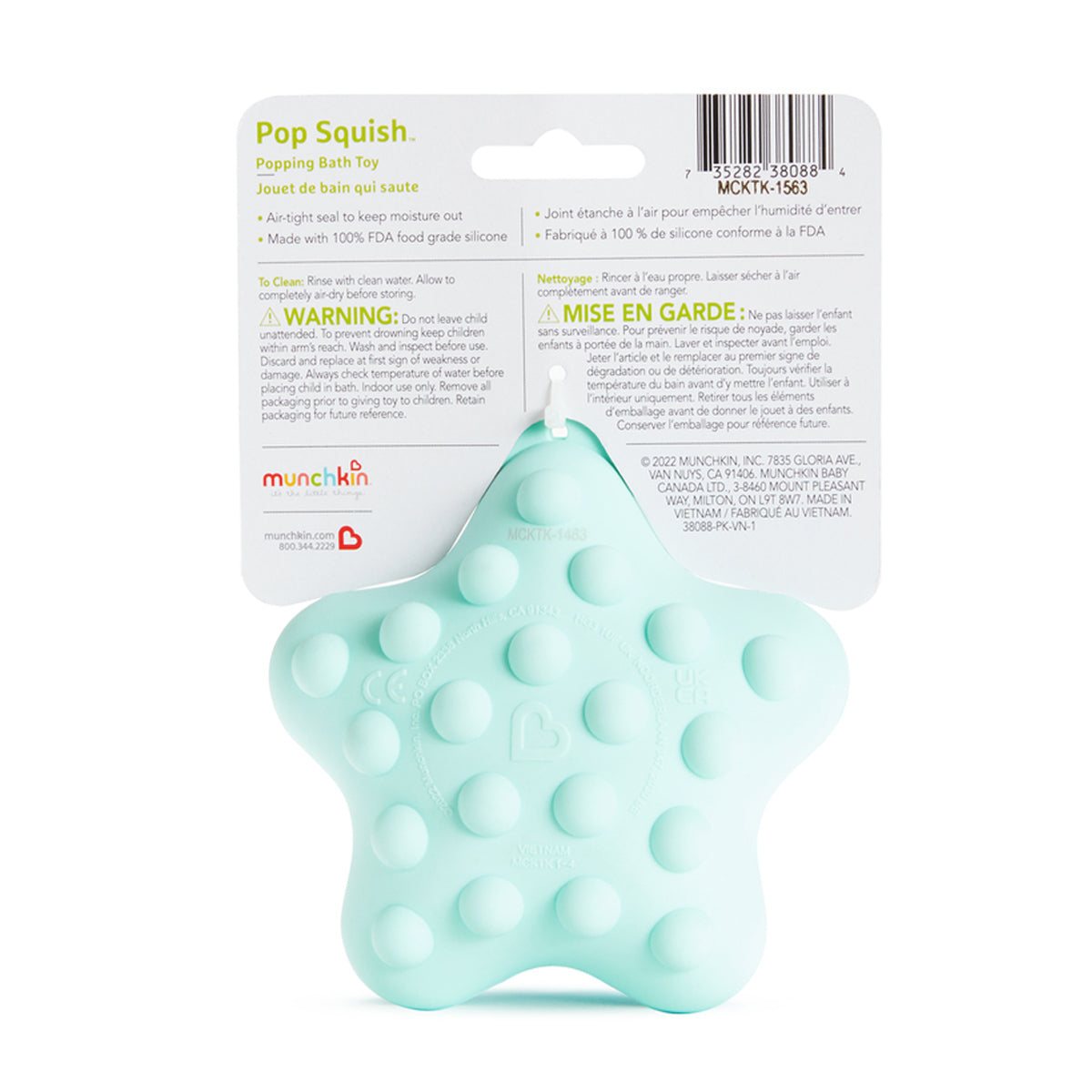 Pop Squish™ Popping Bath Toy, Starfish