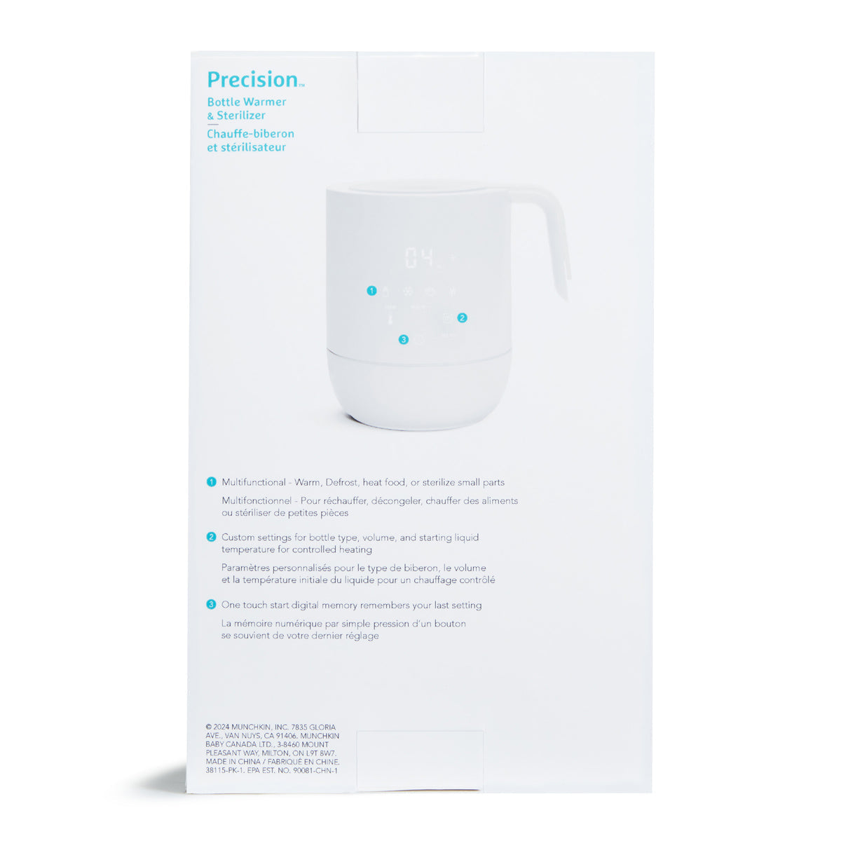 Precision™ Bottle Warmer & Sterilizer