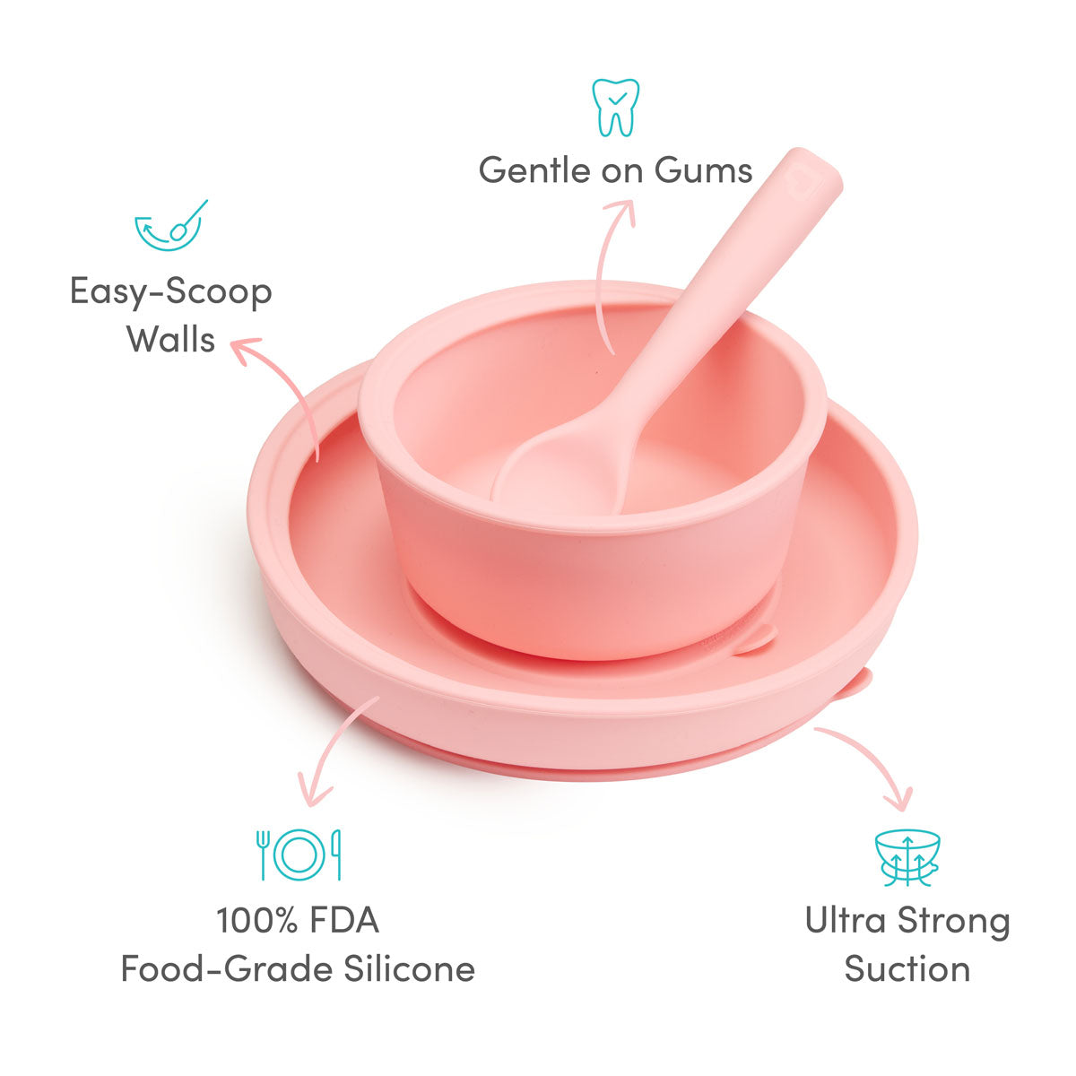 C’est Silicone!™ Infant Self-Feeding Set