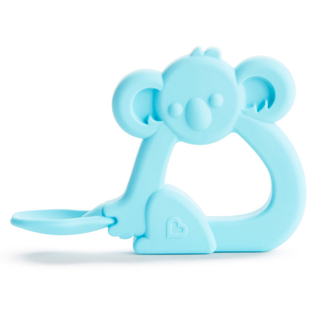 The Baby Toon™ Silicone Teething Spoon, Blue Koala