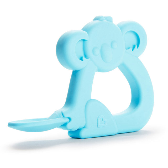The Baby Toon™ Silicone Teething Spoon, Blue Koala
