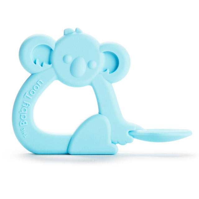 The Baby Toon™ Silicone Teething Spoon, Blue Koala