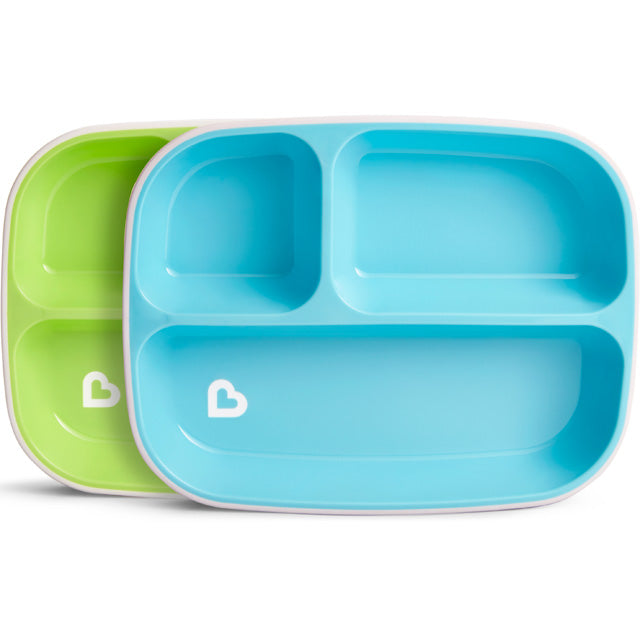 Splash™ Toddler Divided Plates, 2pk