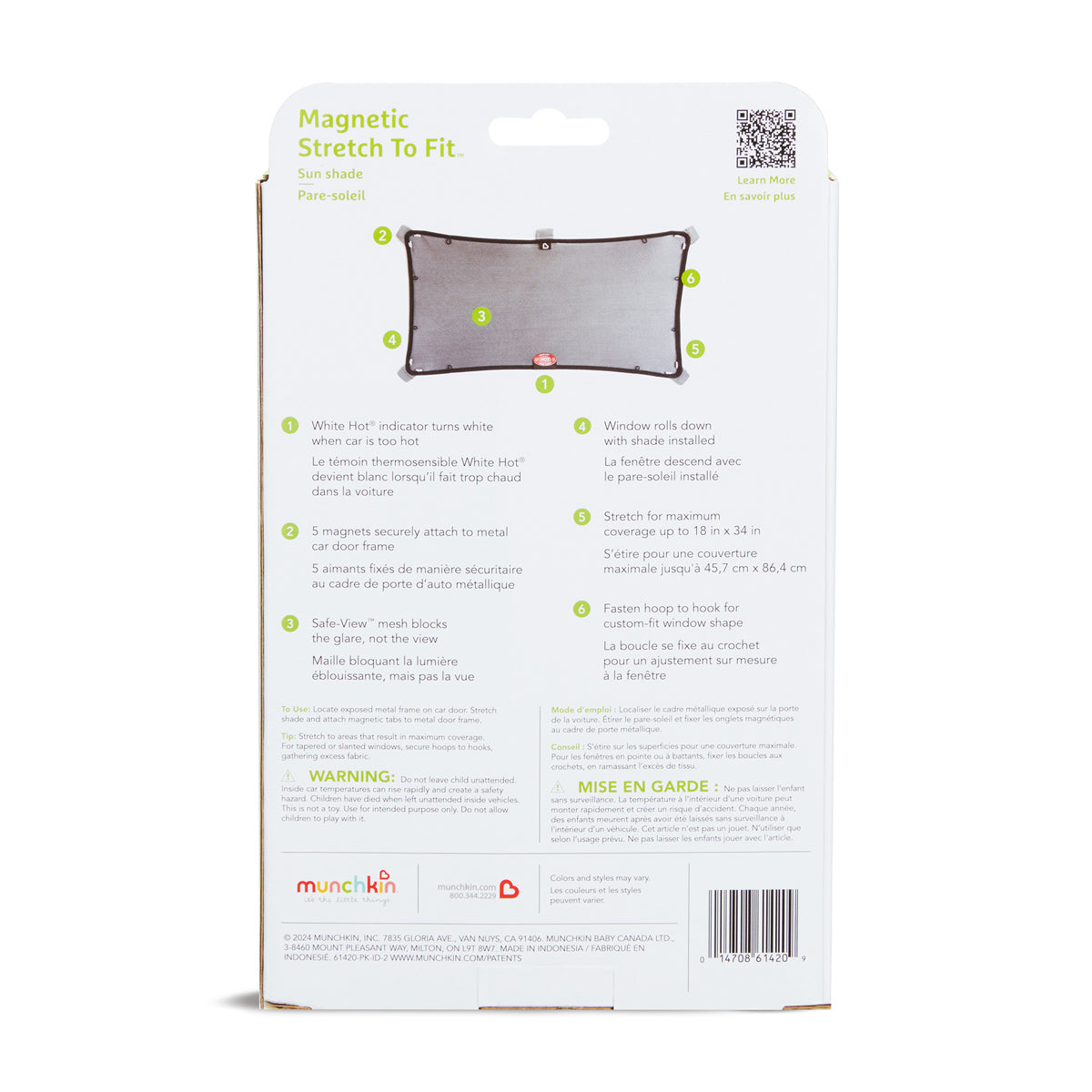 Magnetic Stretch to Fit™ Sun Shade