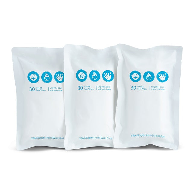 Brica® Clean-to-Go Wipes™ Refill Pack, 3pk