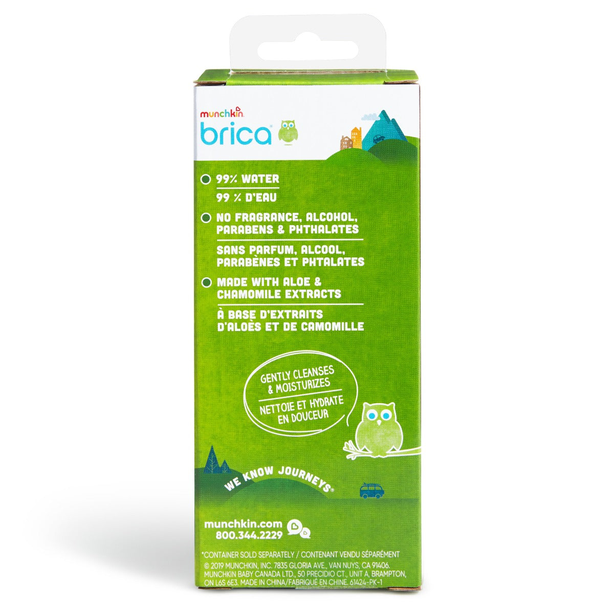 Brica® Clean-to-Go Wipes™ Refill Pack, 3pk