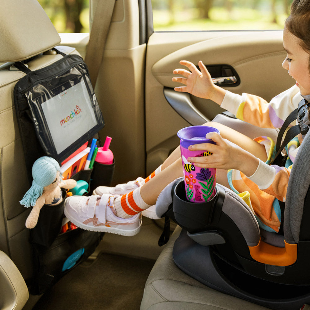 Backseat Organizer with Wipes Case