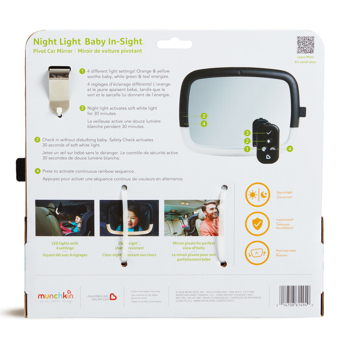 Night Light™ Baby In-Sight® Pivot Car Mirror
