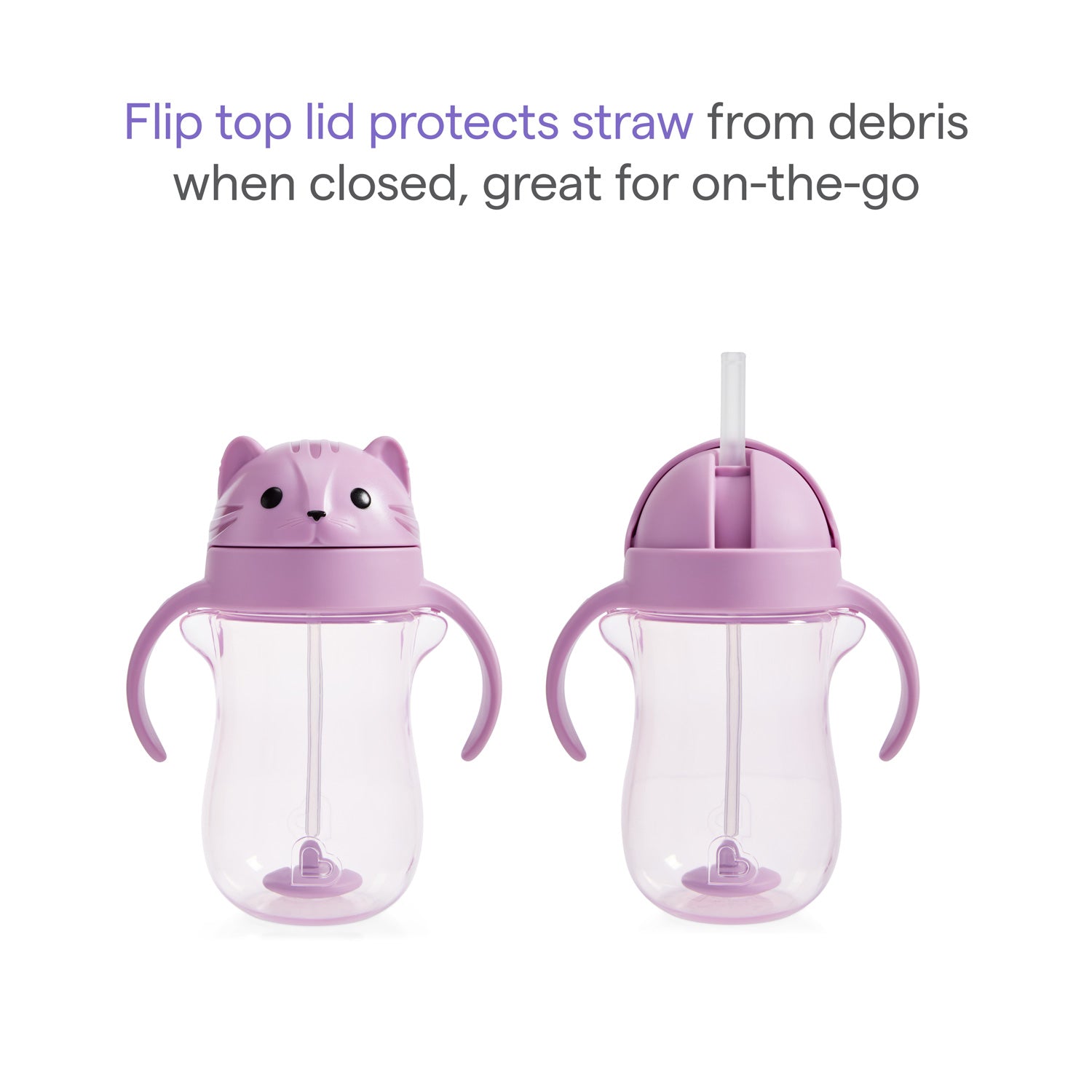 Any Angle™ Weighted Straw Cat Cup, 10oz