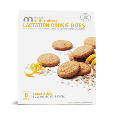 Milkmakers® Lactation Cookie Bites, Lemon Bliss, 8ct
