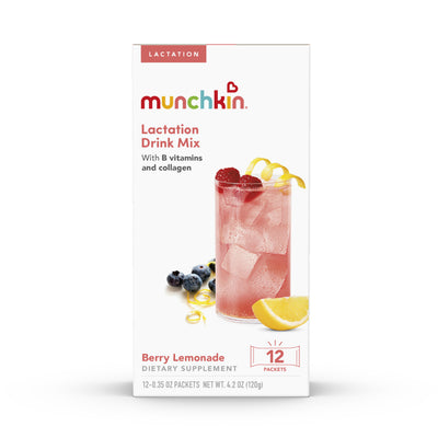 Lactation Drink Mix, Berry Lemonade, 12ct