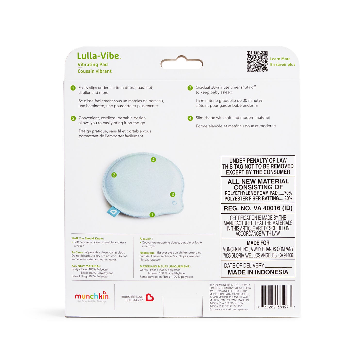 Lulla-Vibe™ Luxe Vibrating Pad