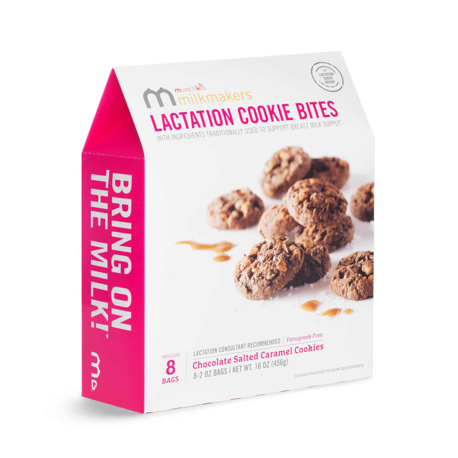 Milkmakers® Lactation Cookie Bites, Chocolate Salted Caramel, 8ct