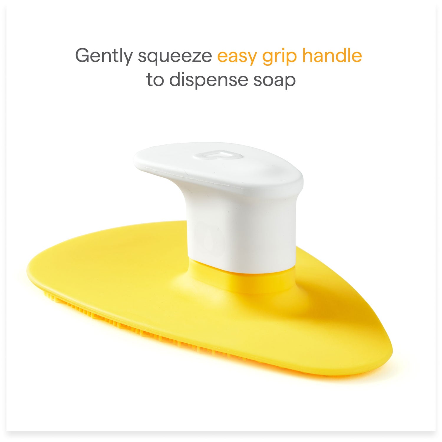 Squeeze & Scrub™ Silicone Brush with Soap Dispenser