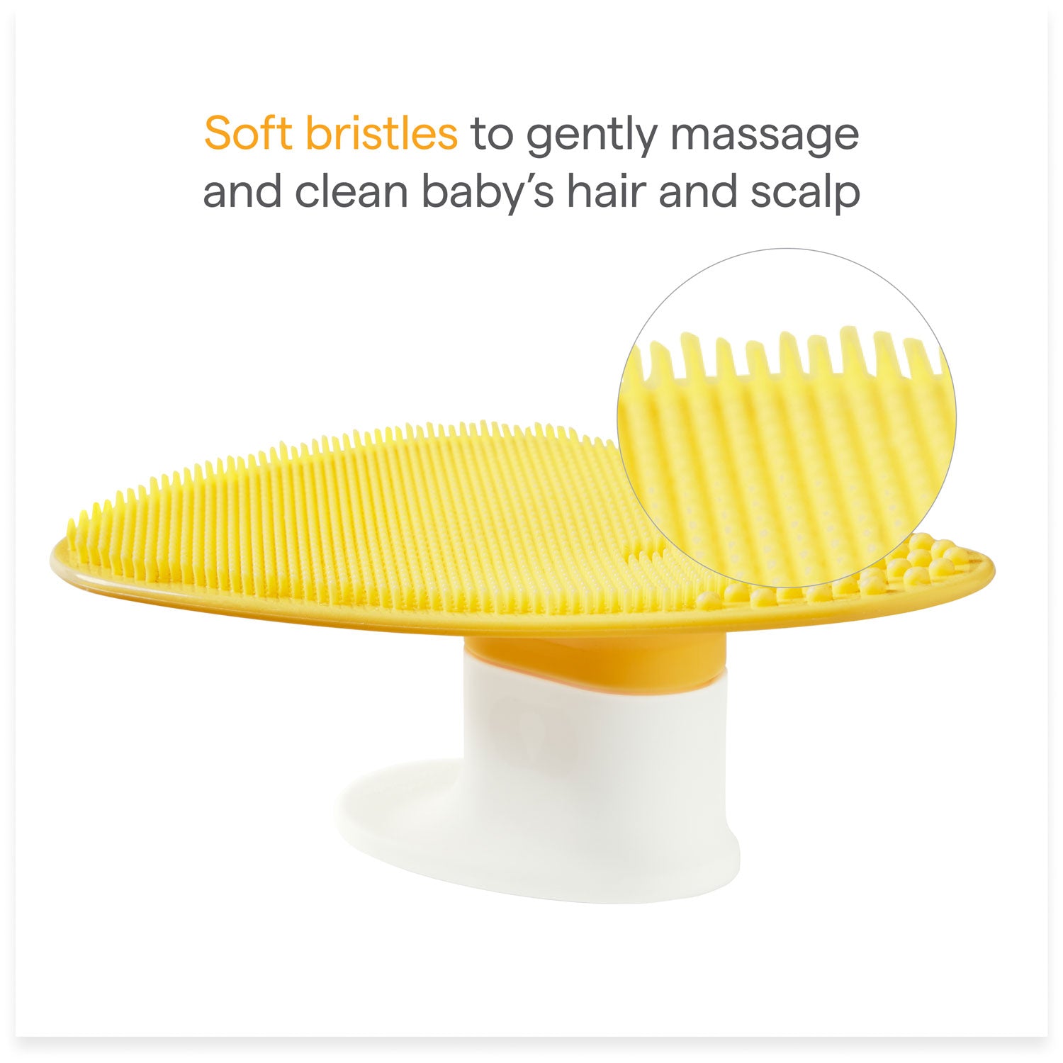 Squeeze & Scrub™ Silicone Brush with Soap Dispenser