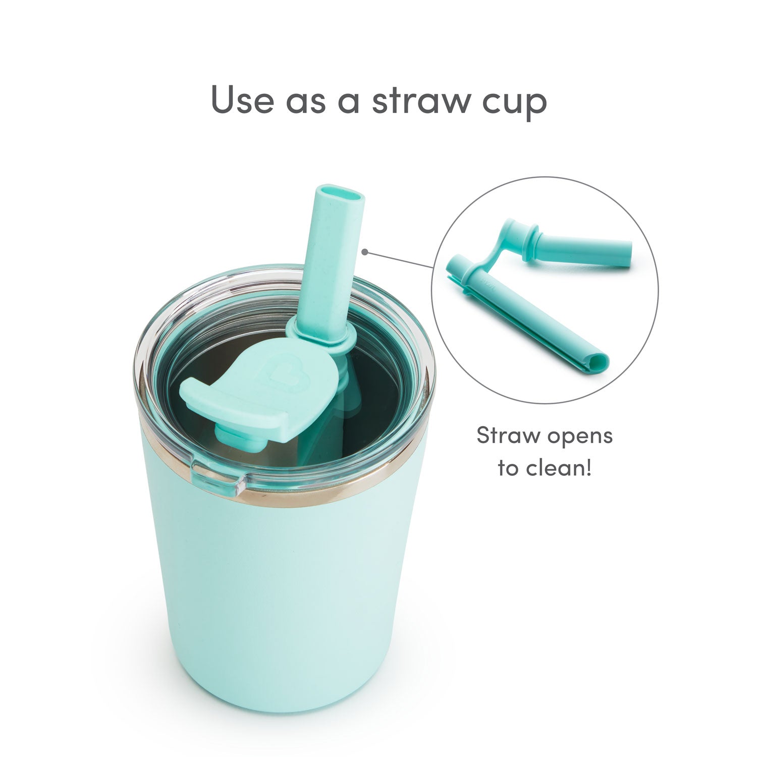 Steel My Heart™ Straw & Sipper Tumbler, 8oz