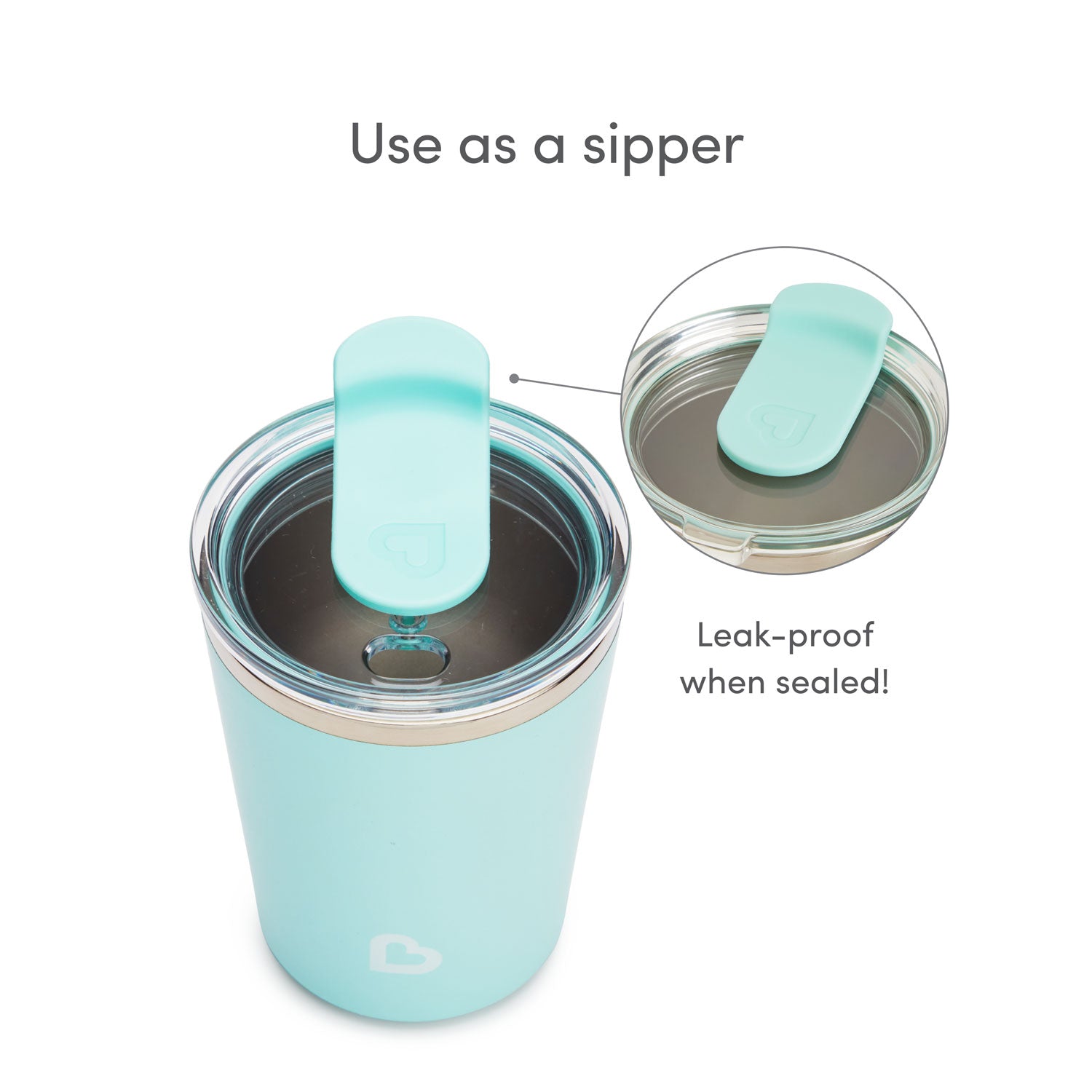 Steel My Heart™ Straw & Sipper Tumbler, 8oz