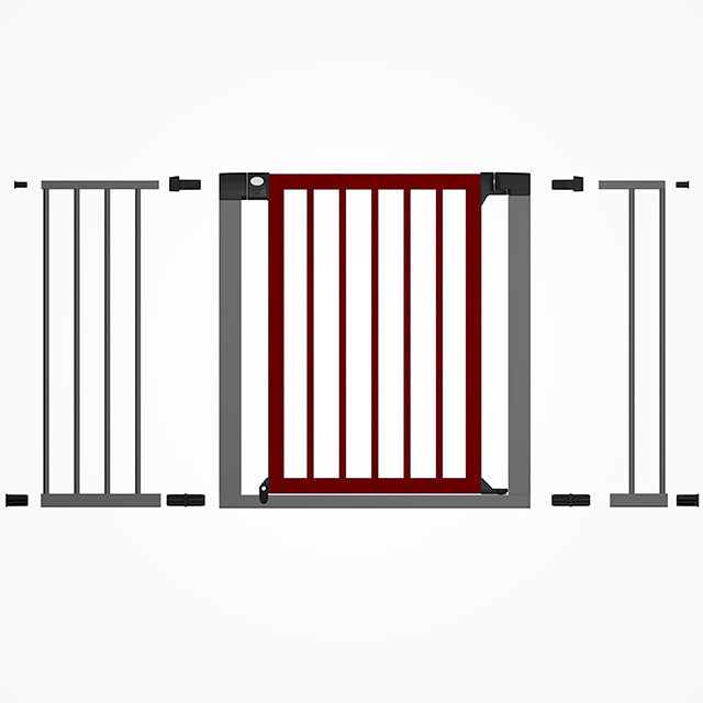 5.5" & 11" Safety Gate Extension Adapter Set, Black