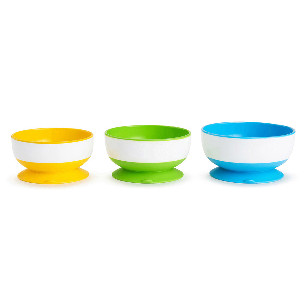 Stay Put™ Suction Bowls, 3pk