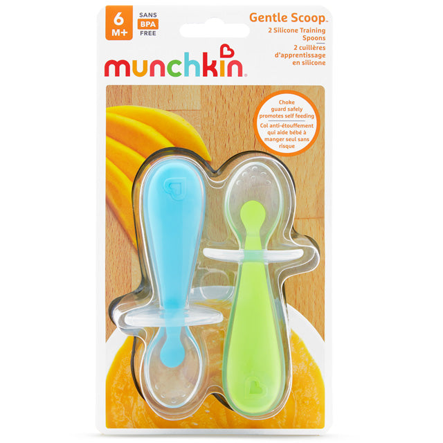 Gentle Scoop™ Silicone Training Spoons, 2pk