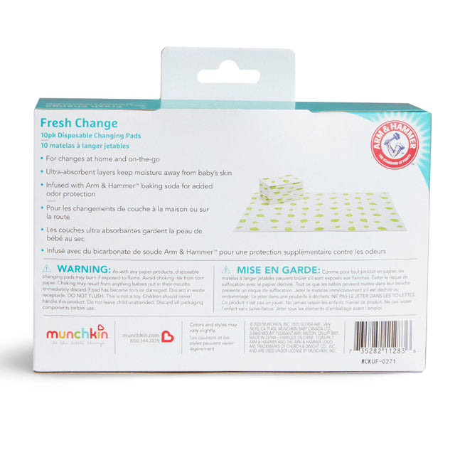 Arm & Hammer™ Disposable Changing Pads, 10pk