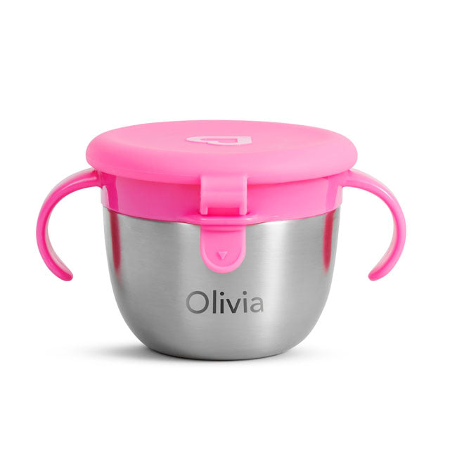 Personalized Snack+™ Stainless Steel Snack Catcher®