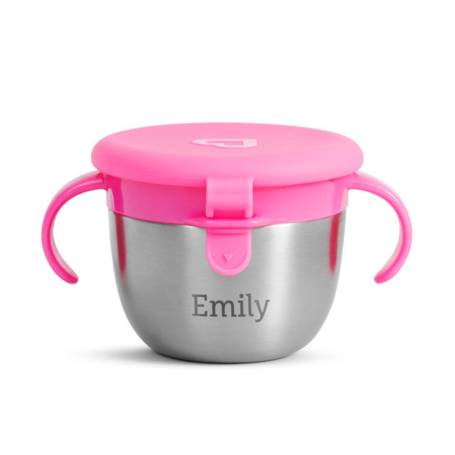 Personalized Snack+™ Stainless Steel Snack Catcher®